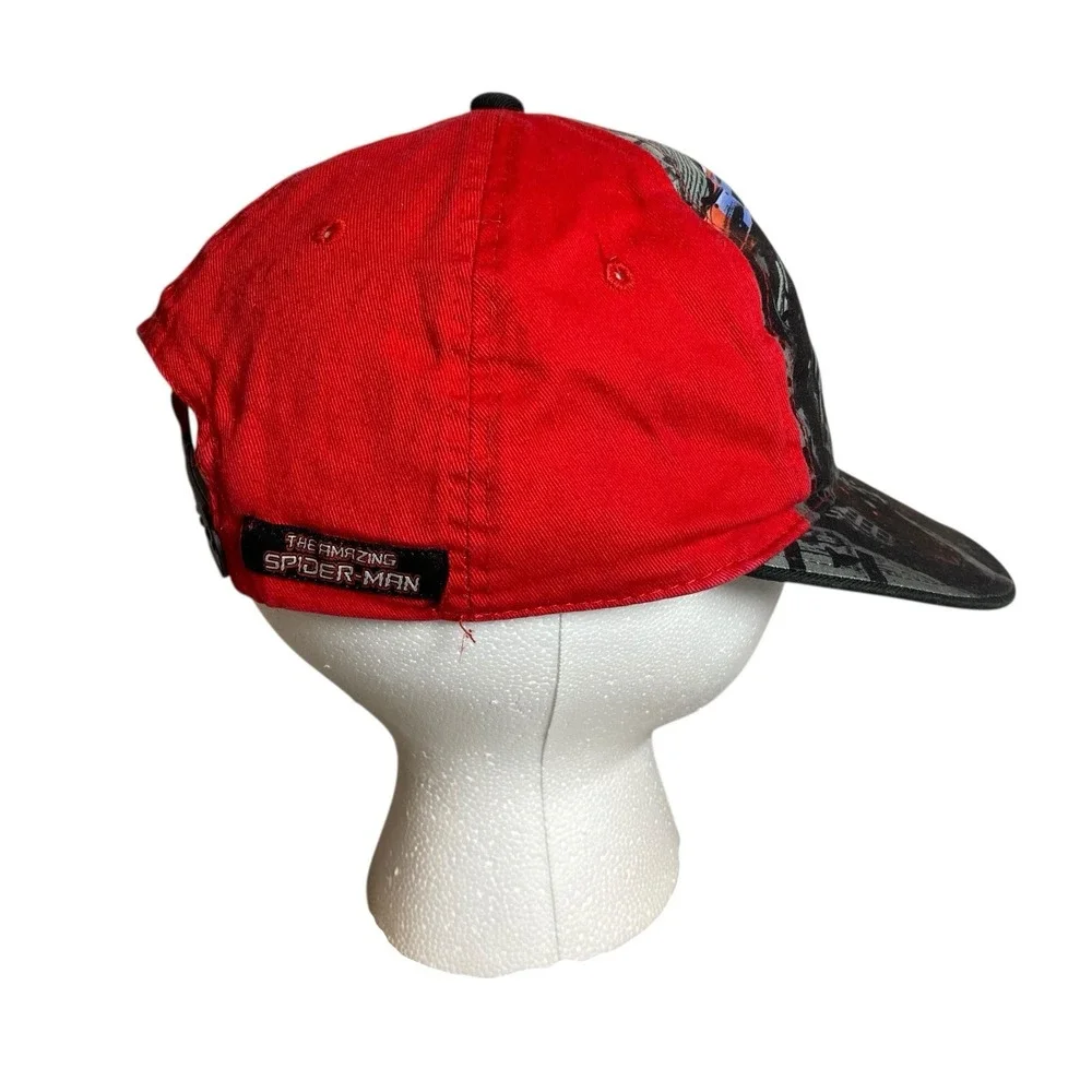 Marvel Spider Man Kids Red Cap Amazing Spider Man Hat Comic‎ Snapback